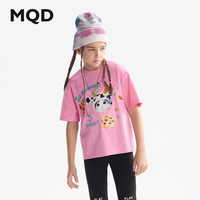 马骑顿(MQD)夏季童装男女童潮酷街头都市多色时尚短袖T恤