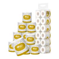 心相印卷纸商务金装卷筒纸酒店宾馆厕纸手纸有芯卷筒纸卫生纸巾 10卷/提