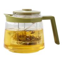 恒福 玻璃茶壶旋转式茶水分离泡茶壶茶具高档加厚耐高温懒人飘逸杯 得意壶一代（恒福专色） 700ml
