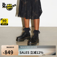 Dr.Martens 马丁（DR.MARTENS）Audrick 3i Shoe 时尚软皮3孔马丁单鞋 黑色 38