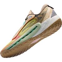 ANTA 安踏 狂潮6 男子篮球鞋 112431106Q-7 榴莲黄/烟尘棕/荧光粉 44