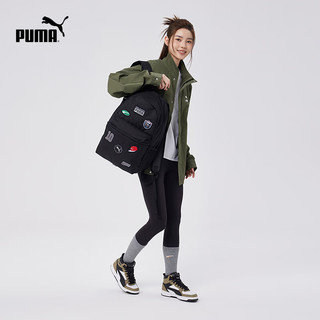 彪马（PUMA）官方 复古休闲双肩包书包 PATCH BACKPACK 079194  OSFA/均码