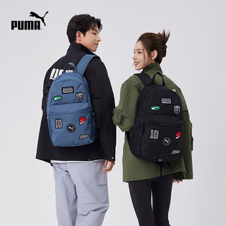 彪马（PUMA）官方 复古休闲双肩包书包 PATCH BACKPACK 079194  OSFA/均码