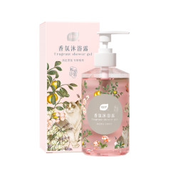 植护 山茶沐浴露 持久留香72小时香水男女玻尿酸补水保湿 520ml*2瓶