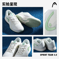 Head网球鞋女子25海德print Team 4.0耐磨透气专业运动鞋 Sprint Team 4.0 274425 嫩乳白/水绿 40