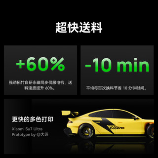 拓竹 Bambu LabAMS 2 Pro 3D打印机自动供料系统智能多色多材料升级烘干 AMS 2 Pro
