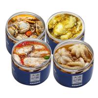 大海纪食罐装海鲜熟食麻辣蒜蓉非乳山即食生蚝非罐头扇贝肉罐装4
