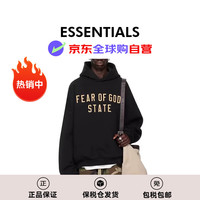 ESSENTIALS FOG Fear of God夏季新款七夕情人节礼物男长袖卫衣黑色