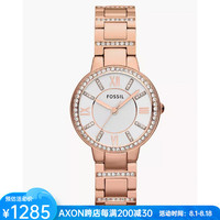 FOSSIL 化石 女士石英手表 ES3282 30mm 玫瑰金