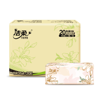 值选：C&S 洁柔 繁花系列 抽纸 3层100抽20包