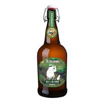 青大师 德式小麦白啤 1L*4瓶 精酿原浆啤酒