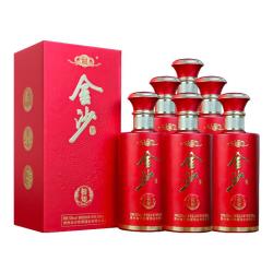 金沙 回沙酒 53度酱香型白酒 贵州酱酒纯粮坤沙 53%vol 500mL 6瓶 （相知整箱）