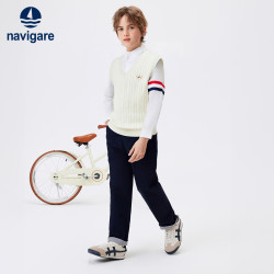 navigare 儿童马甲 针织背心(V领小麻花) 多款可选 NVG2503505