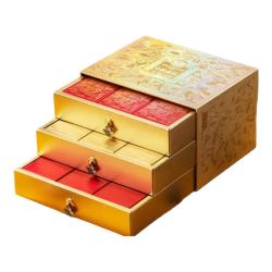稻香村 月饼礼盒 中秋大礼包 蛋黄莲蓉上品福礼1100g