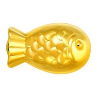 金至尊黄金豆999足金投资金实心黄金珠子计价【小金鱼】
