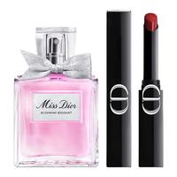 迪奥DIOR【京东独家】花漾锁色礼盒惊艳唇膏550+花漾淡香水
