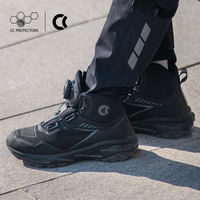 CC PROTECTORS CC骑行鞋夏季透气防水摩托机车骑行靴防滑耐磨四季 S302黑曼巴骑行鞋 黑色 42