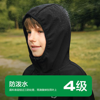 巴拉巴拉儿童外套男童女童上衣2025秋装摇粒绒运动户外防泼水209325105203 豆沙绿40042 165