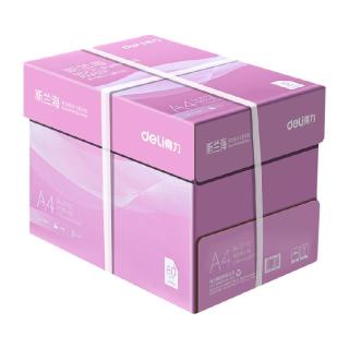 88VIP：得力 a4打印纸整箱a4纸复印纸 4 包 2000 张 双面白纸A4纸张草稿纸打印