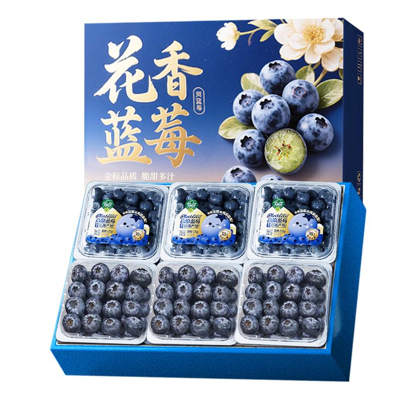 山姆大叔云南L25花香蓝莓【顺丰闪送-次日达多地】蓝莓水果礼盒中秋礼品 【金奖】特级果（单果16-18mm） 【｜爆款推荐】100-