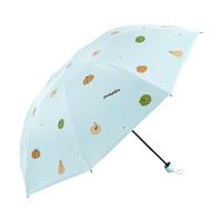 雨伞女黑胶防晒防紫外线太阳伞便携晴雨两用上学8骨折叠伞