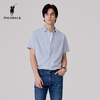 【免烫+抗菌】POLOWALK衬衫男春新款日常通勤内搭长袖衬衣上衣