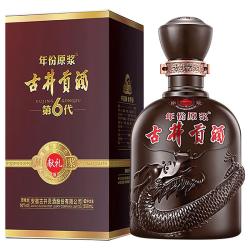 古井贡酒 年份原浆 第6代 献礼版 50%vol 浓香型白酒 500ml 单瓶装
