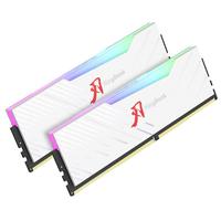 金百达（KINGBANK）32GB(16GBX2)套装 DDR5 8000 台式机内存条海力士A-die颗粒 白刃RGB灯条 C36