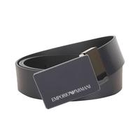 Emporio Armani阿玛尼 男款真皮平滑扣皮带腰带 礼盒礼袋