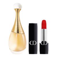 Dior 迪奥 真我传奇礼盒 (真我女士浓香水EDP 50ml+烈艳蓝金唇膏 丝绒质地 #999 3.5g)