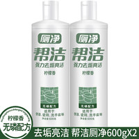帮洁 洁厕灵 洁厕液 厕所清洁剂 600g*2 清香 去垢除味