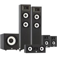 JBL/杰宝 JBL STAGE190 5.1环绕声 家庭影院音响套装+功放 黑