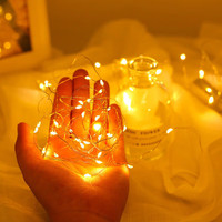 SUJIN LED灯线彩灯串 0.5米10灯 随机灯光