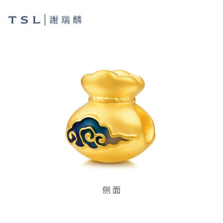 TSL 谢瑞麟 福禄系列黄金转运珠 5D硬金串珠 XQ454-XQ457