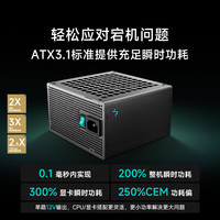 九州风神 额定1000W 金牌ATX3.1全模组（日系电容/压纹线/10年换新/PCIE5.1/PQ1000G）