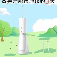 松下 Panasonic 冲牙器水牙线电动洗牙器5种模式超声波水流200ML大水箱送对象小白塔2.0 EW1520