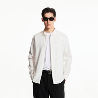 杰克·琼斯（JACK&JONES）春秋季休闲长袖衬衫男衬衣式薄外套合集 225105002雪白色 L 180
