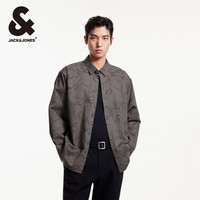杰克·琼斯（JACK&JONES）春秋季休闲长袖衬衫男衬衣式薄外套合集 2251O3008黑色 M 17