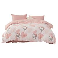 水星儿童全棉被套母婴A类抑菌单件纯棉被罩宿舍男生女生卡通床品