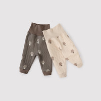 巴厘小猪宝宝裤子秋冬高腰护肚婴幼儿保暖裤夹丝加厚男女童打底裤