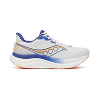 索康尼 saucony 男TRIUMPH胜利23缓震耐磨训练运动跑鞋 白/宝石蓝 42
