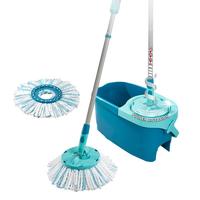Leifheit德国Leifheit免手洗旋转拖把套装利菲家用一拖净甩干地拖布桶 免手洗选装拖把套装