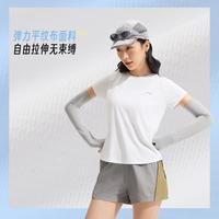 李宁 LI-NING 短袖T恤女士25款女装圆领春季反光运动服
