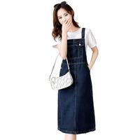 牛仔裙子连衣裙春秋气质连衣裙女裙牛仔裙女背带裙牛仔连衣裙透气