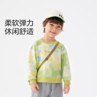 秋季男童幼童休闲卫衣针织圆领 柔软有弹力轻薄透气