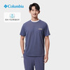 Columbia哥伦比亚T恤男春夏吸湿降温运动速干圆领印花短袖AE9685 478