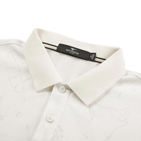 七匹狼短袖t恤男翻领Polo衫男2025夏季商务休闲百搭纯色上衣 L (170)