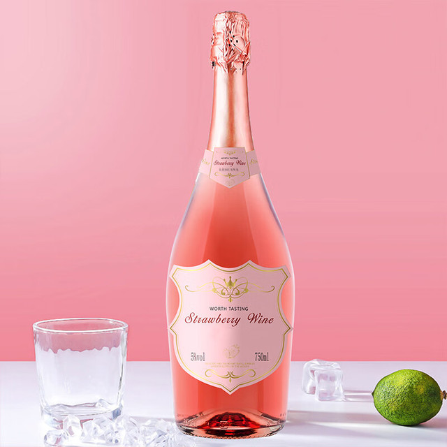 凯斯蒂隆 草莓味气泡酒750ml 1瓶装