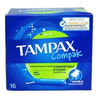 TAMPAX 丹碧丝 欧洲进口卫生棉条量多型16支/盒