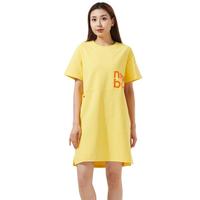 限尺码：new balance NB奥莱正品女士Logo夏季圆领舒适简约针织中长款连衣裙